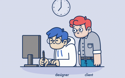 Así es la historia del diseñador vs cliente
