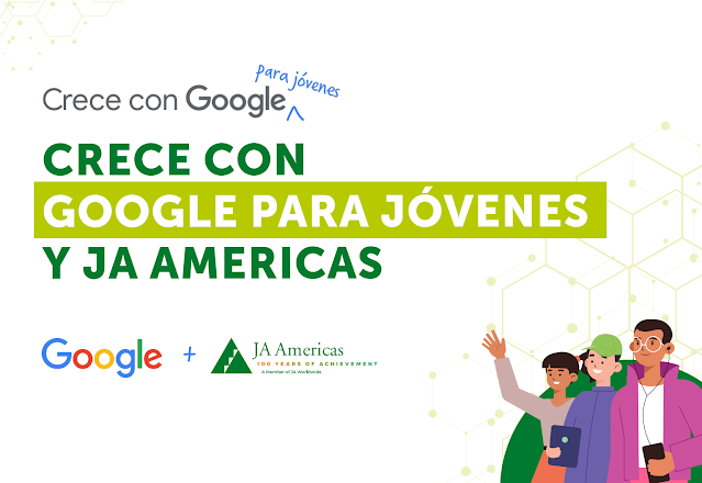 Crece con Google para jóvenes, capacitación gratuita en habilidades de marketing digital.